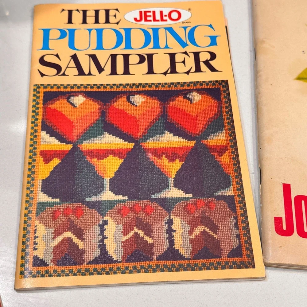 1970s Vintage JELL-O Recipe Book Lot of 3 Pudding Gelatin Joy‎ Paperback Set